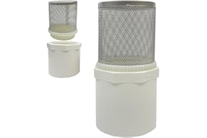 Cotonlake DN20 inch Stainless Steel Filter Cover Connected to 3/4" DN20 PVC Water Pipe, Suction Strainers Used to Remove Debris and Reduce Solid Entry