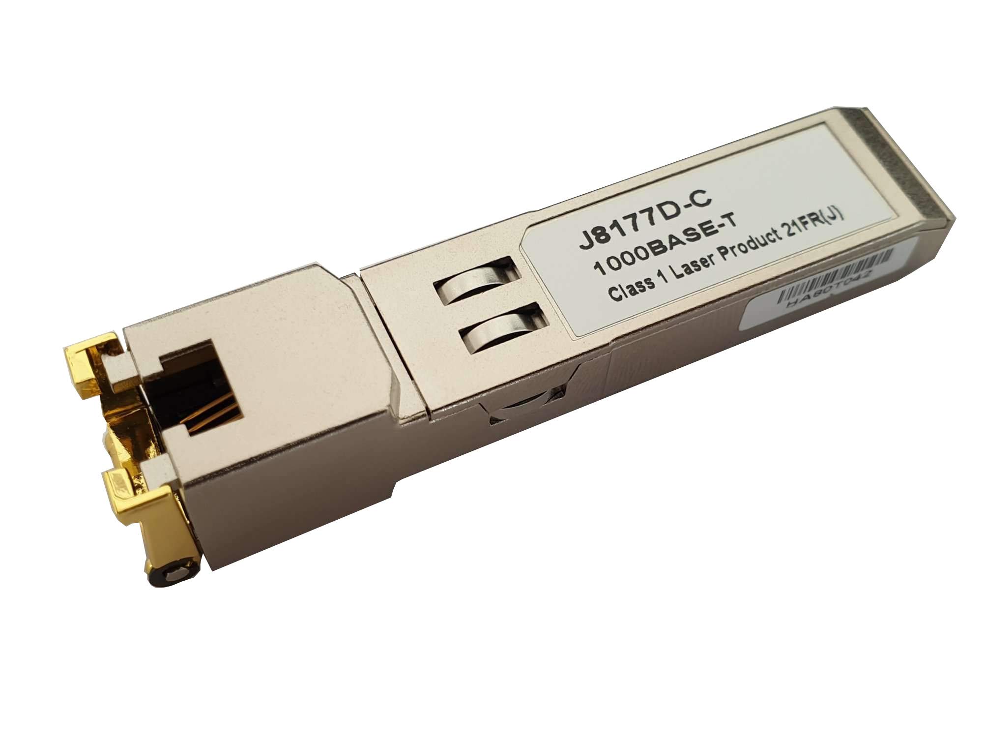 J8177D-C - HPE Aruba 1000BASE-T Copper RJ45 100m compatible SFP