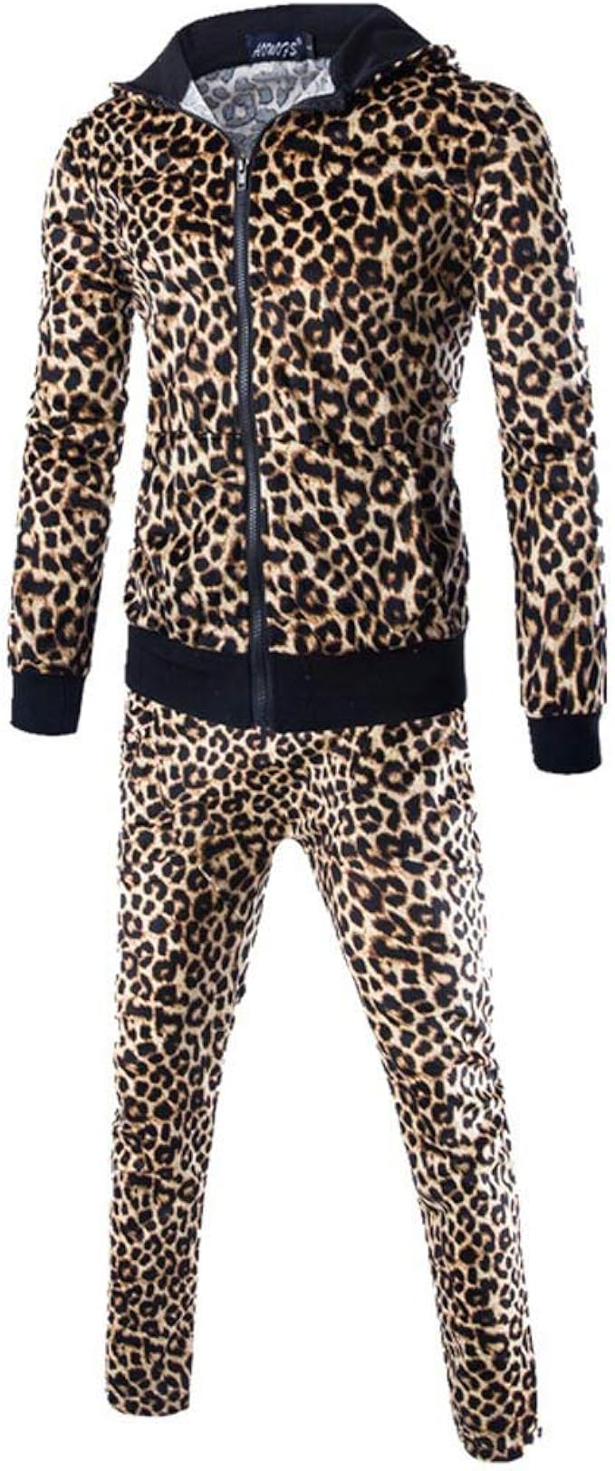 leopard jogging suit