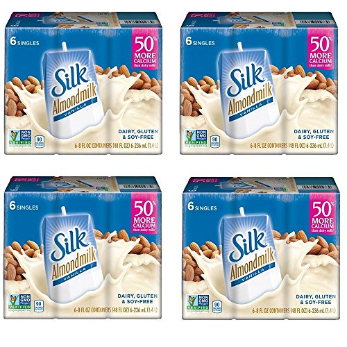 Silk pure almondmilk vanilla, 8-ounce aseptic cartons (pack of 24…
