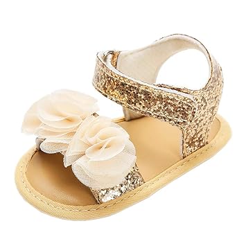 baby girl gold sandals