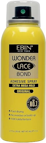 EBIN NEW YORK Wonder Lace Bond Spray 80ml Extra Mega Hold Original