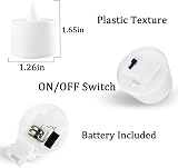 FANSIR LED Tea Lights 50 Pack Flameless Candles Battery Operated Warm White view 3