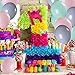100Pcs Pastel Pink & Pastel Green & Pastel Purple Color Party Balloons,Bachelorette Wedding Hawaii Birthday Party Decoration Supplies