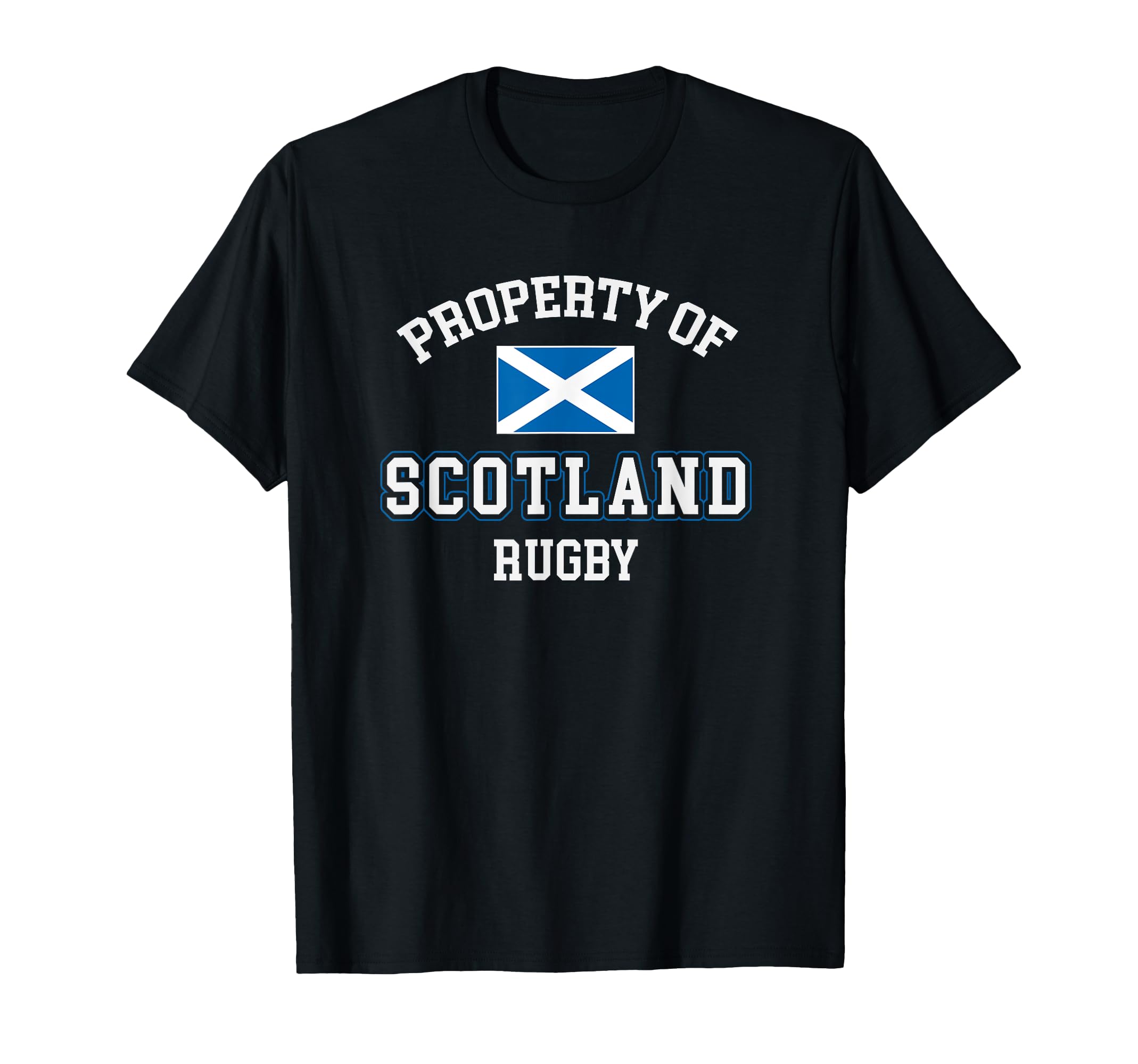 Property Scotland Rugby Team Flag Player Fan Supporter T-Shirt