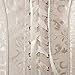 Women Sexy Boned Lace up Corsets and Strap Bustiers Top Overbust shaper Large Beige