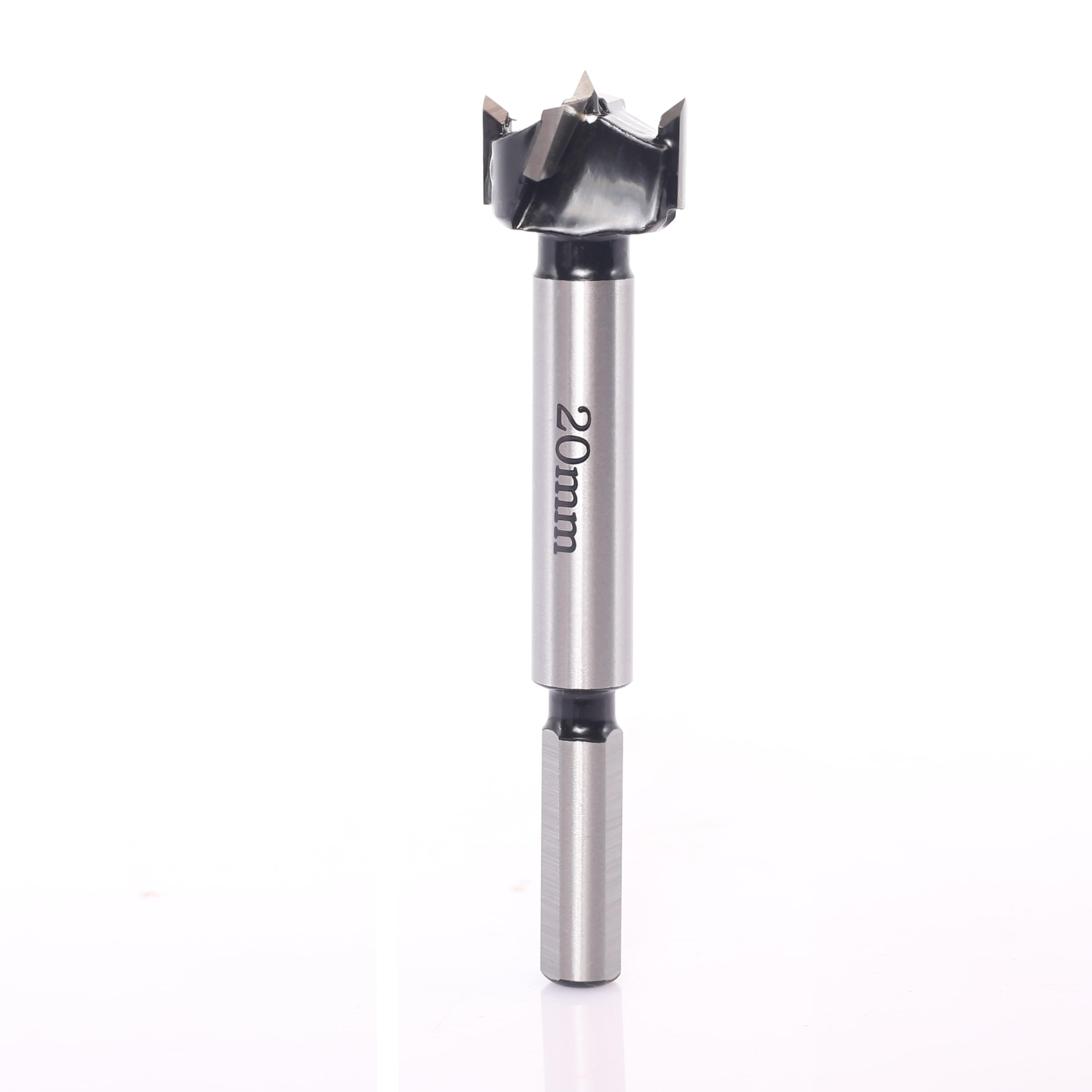 Akylin Forstner Drill Bit 20mm - Carbide Tipped Forstner Bit - Hex Shank Wood Hinge Drilling Hole Saw Cutter, for Auger Opener, Drilling Boring Bit