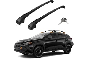 KOARIGO Roof Rack Cross Bars Compatible with Subaru Crosstrek Wilderness 2024-2026, Adjustable Aluminum Heavy Duty 300 LBS Anti-Theft Lock Cargo Carrier Rooftop Crossbar Accessories for Bike,Snowboard,Luggage