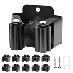 Verdenu 10 Pack Broom Holder Wall Mount, Mop Holder