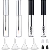 8ml Mascara Tube Empty and Wand Eyelash Cream Container Bottle 7ml Transparent Empty Mascara and Eyeliner Tubes with Rubber I