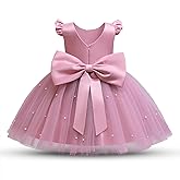 HNXDYY Flower Girl Dress Girl Tutu Birthday Party Dress Princess Wedding Formal Pegeant Gown