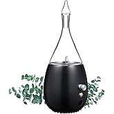 Raindrop 2.0 Nebulizing Diffuser for Essential Oil, Premium Home & Professional Use, No Water, No Heat, No Plastic - Black Ra