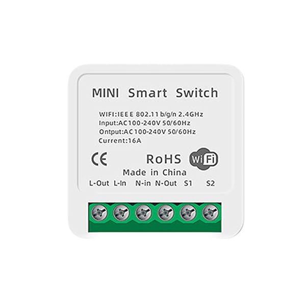 HUAGE 16 A WiFi Wireless Smart Switch Fernbedienung mit Zeit TimerCountdown TimerSprachsteuerungsfunktion geeignet fr Smart Home