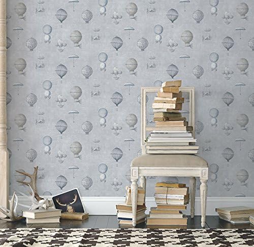Galerie G56201 Steampunk Wallpaper, Silver/Dark Grey, Full roll (10M x 53 cm) - Image 5