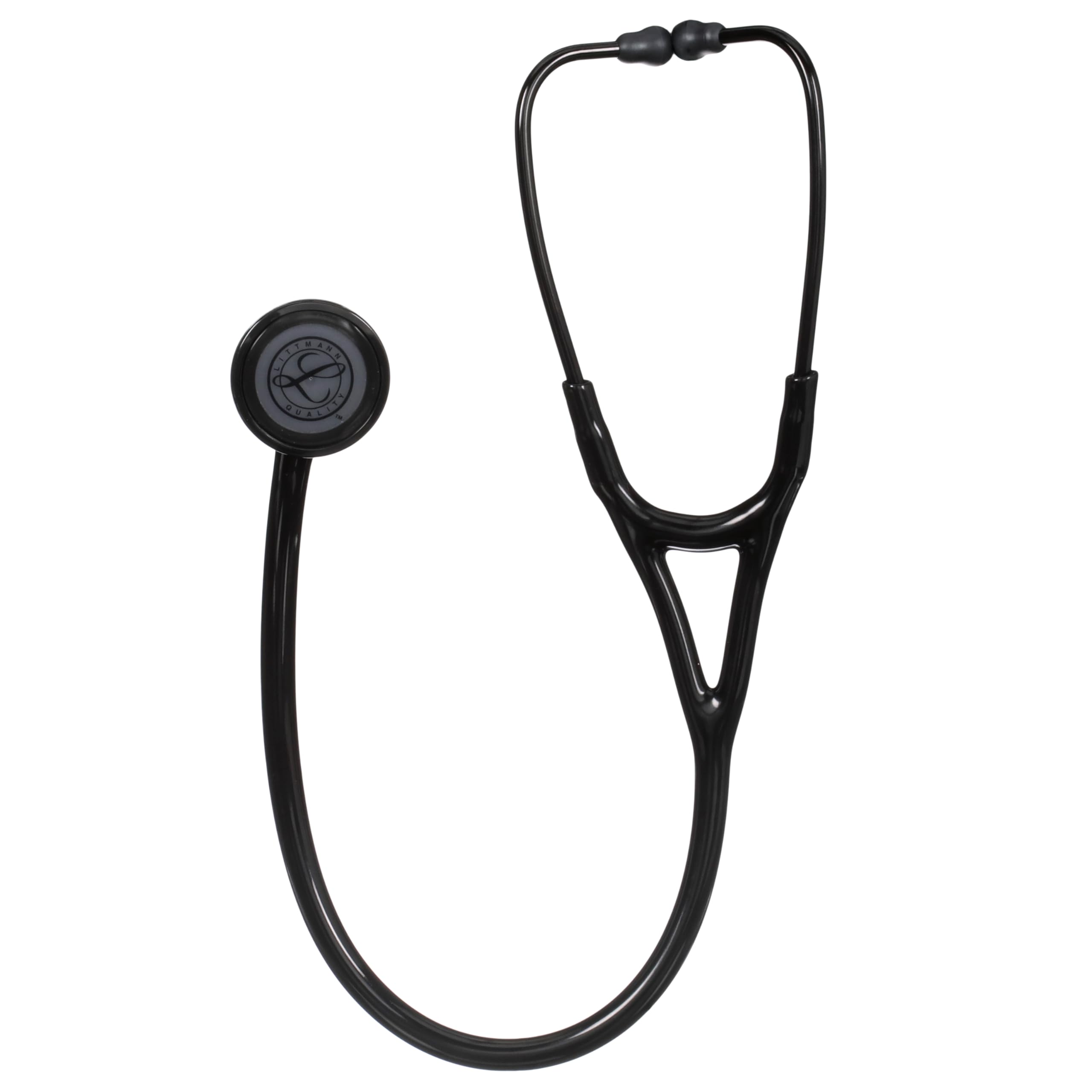 3M Littmann Master Cardiology Stethoscope, 2161, Stainless Steel Black-Finish Chestpiece, 27