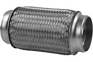 RP Remarkable Power, RK7522-3" x 8" Heavy Duty Stainless Steel Exhaust Flex Pipe 8"OL