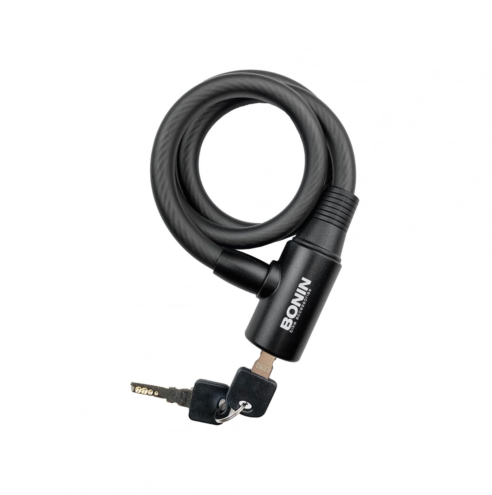 BONIN SPIRAL PADLOCK 12 X 800 MM BLACK