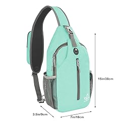 WATERFLY Crossbody Sling Backpack Sling Bag Travel