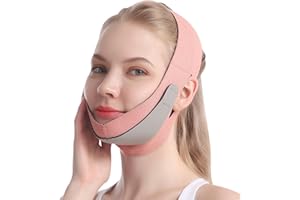 Kootinn Double Chin Reducer, Face Slimming Strap Lifting Belt V Line Face Lift Up Belt for Women and Men, Anti Wrinkle Eliminates Sagging Anti Aging Face Shaper Band