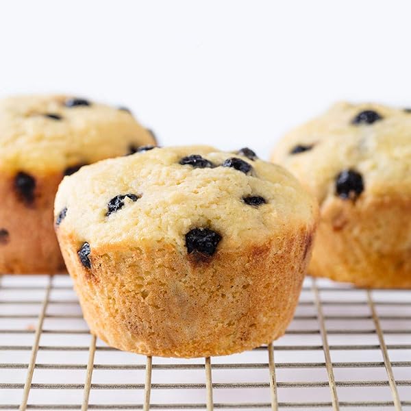 MISS JONES BAKING BLUEBERRY MUFFIN MIX – ALMOND FLOUR, GLUTEN FREE, LOW CARB, NO SUGAR ADDED, NATURALLY SWEETENED DESSERTS & TREATS – KETO, DIABETIC, ATKINS, WW AND PALEO FRIENDLY