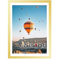 JCJMY 12x16 Picture Frame Gold with 11x14
