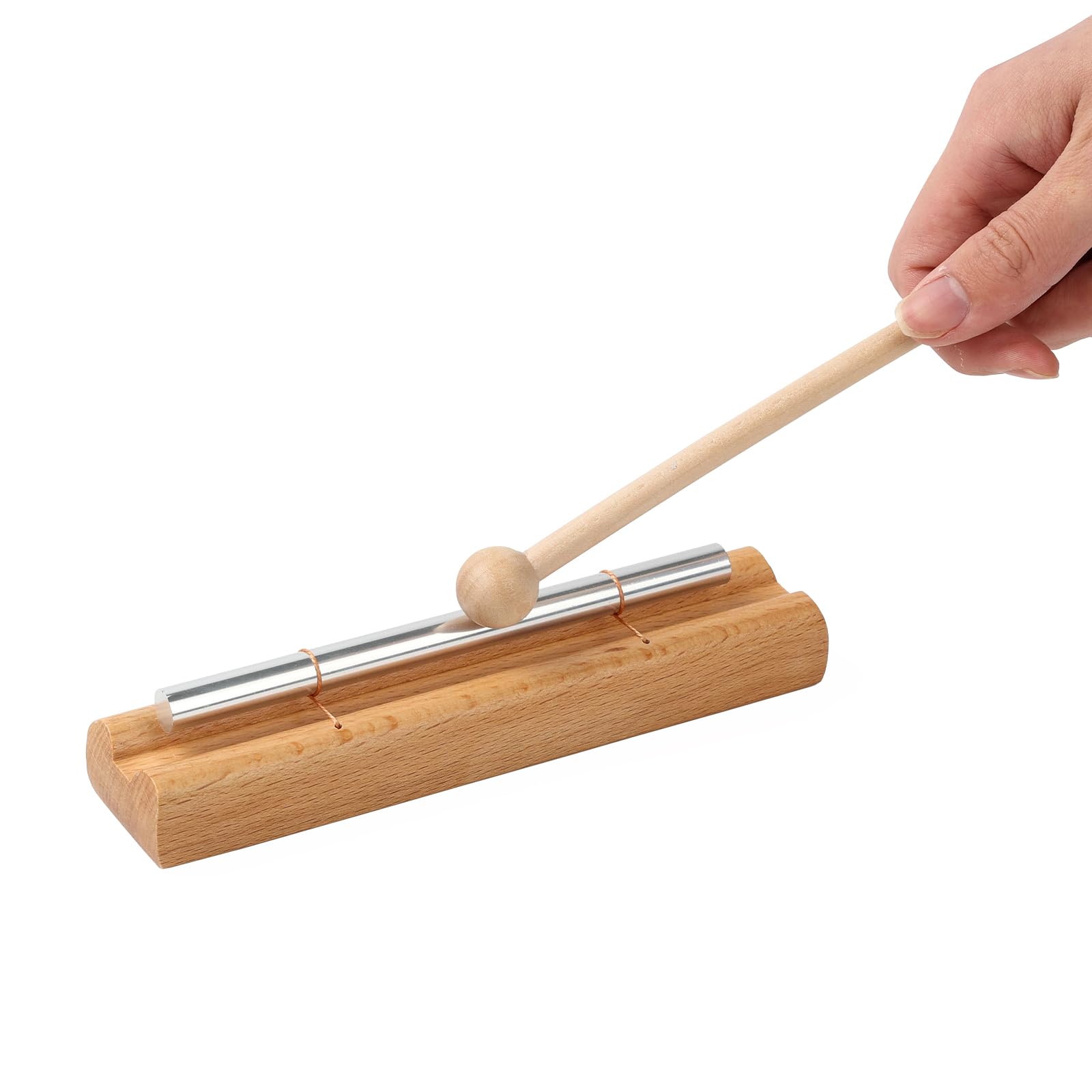 Mua Meditation Chime,Classroom Bell,Crisp Hand Chime for Teacher,Percussion Instrument,Exquisite
