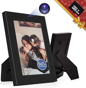 32GB Hidden Camera Photo Frame,Winsper HD 960P No WiFi Needed Nanny Cam, Mini Hidden Video Camera Picture Frame with 32GB SD Card Recording for Monitoring Home/Baby/Pet