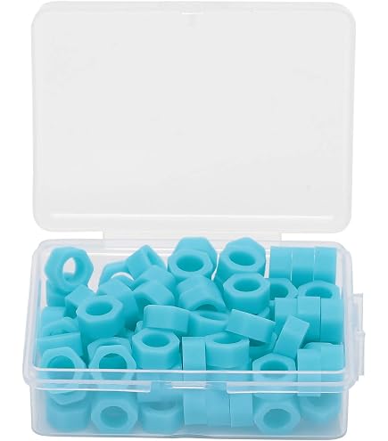 100pcs Dental Orthodontic Silicone Color Code Rings - Small Size For Instruments