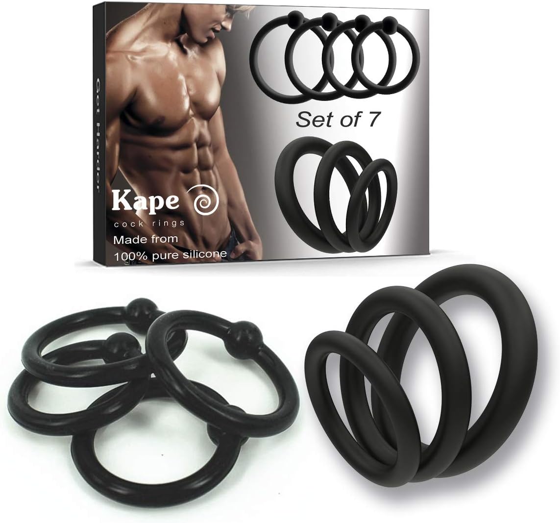 DraBa Kape 7 PCS Exercise Bands - Black Item f 43