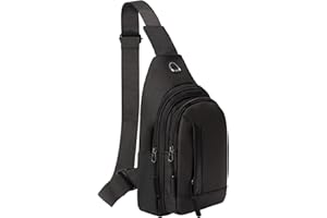 Ruqizhi Waterproof Sling Bag Crossbody Backpack for Men Women Sling Backpack Hiking Daypack Multipurpose Cross Body Chest Bag