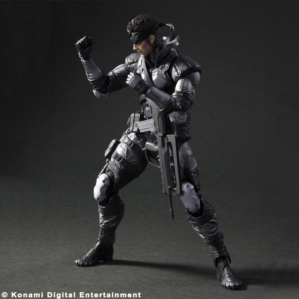 Amazon Co Jp Metal Gear Solid Play Arts改 ソリッド スネーク Pvc塗装済みアクションフィギュア 並行輸入品 ホビー 通販