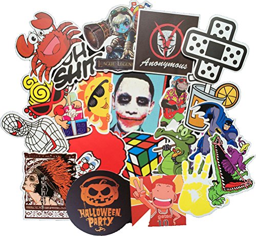 Fngeen Random Sticker 50-500pcs Variety Vinyl Car Sticker Motorcycle Bicycle Luggage Decal Graffiti Patches Skateboard Stickers for Laptop Stickers (700pcs) - Thumbnail 2
