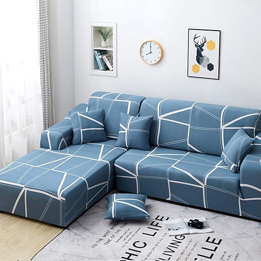 Amazon.de: AMYDREAMSTORE L-Form Elastischer Spandex Sofabezug, Stretch