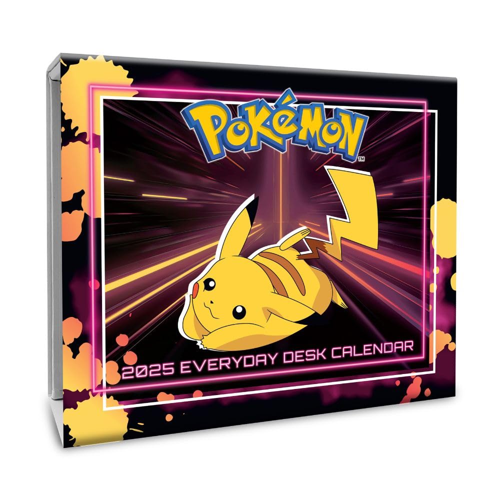 2025 Calendar Pokemon Page to View Block Desk Calendar Official Product