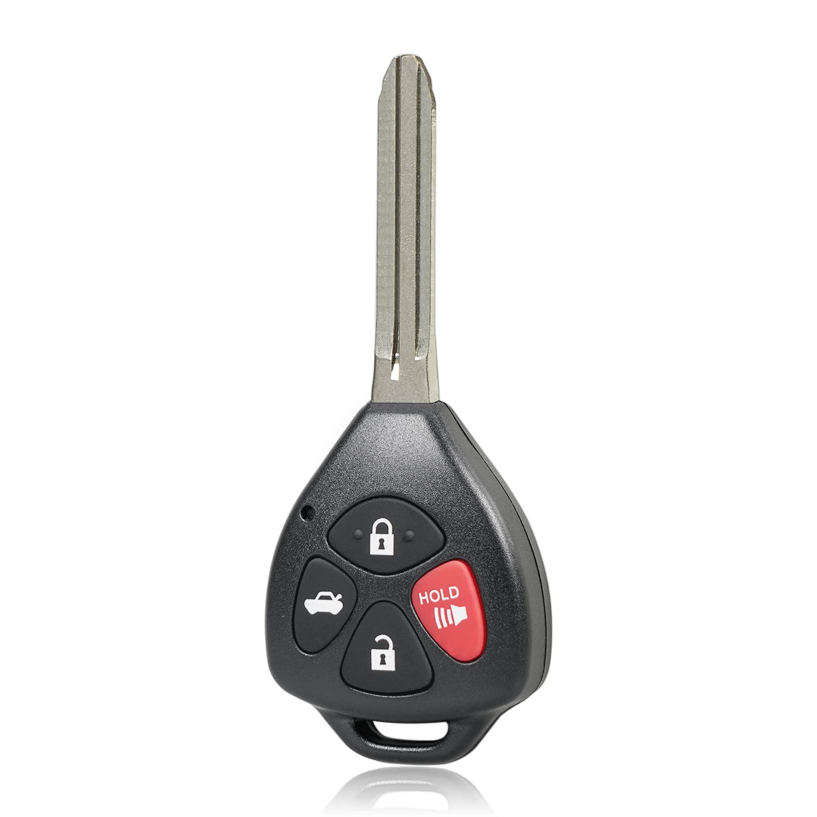 Unifizz 1 Pack Key Fob Keyless Entry Remote for Toyota Corolla Venza Avalon Black