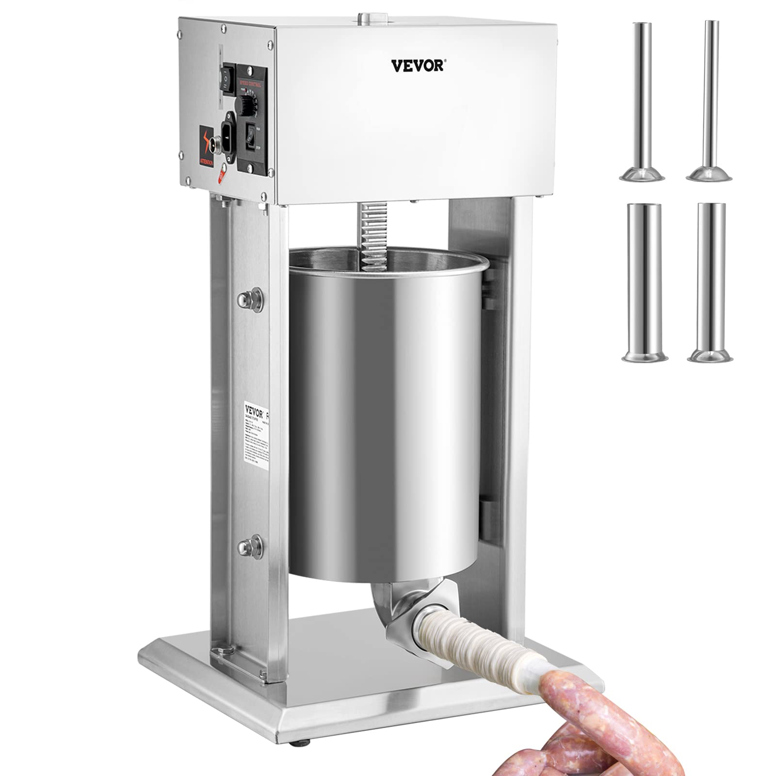 Check Stuffer Size Mua VEVOR Sausage Stuffer, 22LBS/10L Capacity, 304 Stainless Steel ...