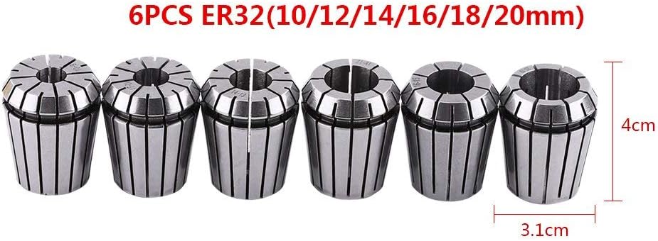 6Pcs ER32 Spring Collet Set For CNC Workholding Engraving Machine And Milling Lathe Tool 10-20mm - Image 4