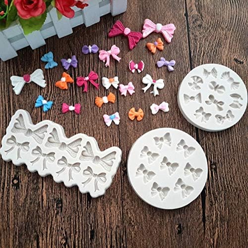 Cake Mold Fondant Fondant Cake Molds Bows Silicone Mold For Fondant Gum Paste Chocolate Crafts Cupcake Icing Paste 3d Embellishment Topper Mould 1589 Fondant Molds For Cakes by Vuantu