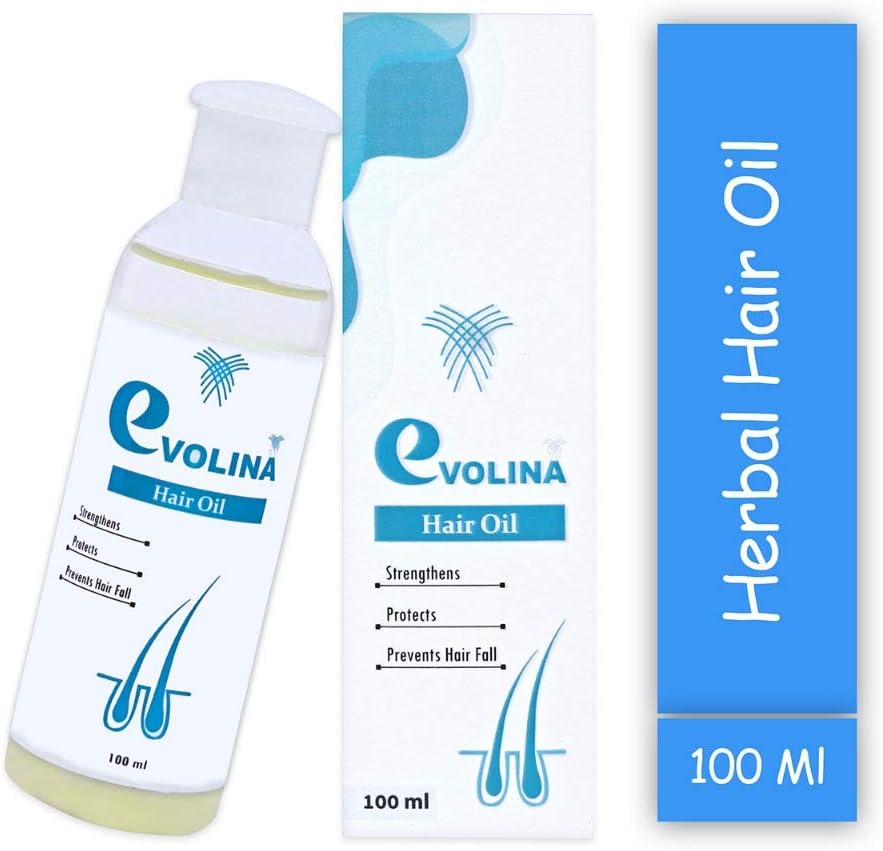 Evolina Herbal Hair Oil For Hair Fall Treatment And Hair Growth (100ml)