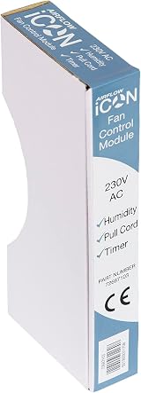 Airflow iCON HTM Plug-in Module Humidity Sensor 40–90% RH & Timer view 5