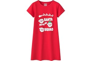 CYCHELRY Teen Girls Nightgowns-Loose Short Sleeve Sleepwear Cute Bear Nightdress Tween Pajamas Size 8-16