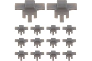 Ipetboom 50pcs Plastic Cabinet Hinge Spacer: Soft Close Cabinet Door Hinge Angle Restrictor Clip - Kitchen Door Limiter - Pla