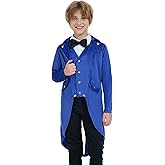 KDAFJLKD Steampunk Coat Tailcoat,Medieval Clothing Costume,Halloween Renaissance Vampire Costumes