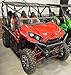 Kawasaki Teryx Full Folding Windshield (2016 & newer 800/800 4 models) | SCRATCH RESISTANT | Extreme versatility! Full, half or off in seconds | Premium Lexan MR10 poly w/Hard Coat | Made in America!