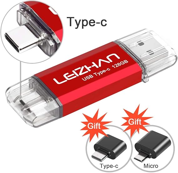 Amazon.co.jp： LEIZHAN 128GB タイプC USBフラッシュドライブ(Type C usb3 1 gen1