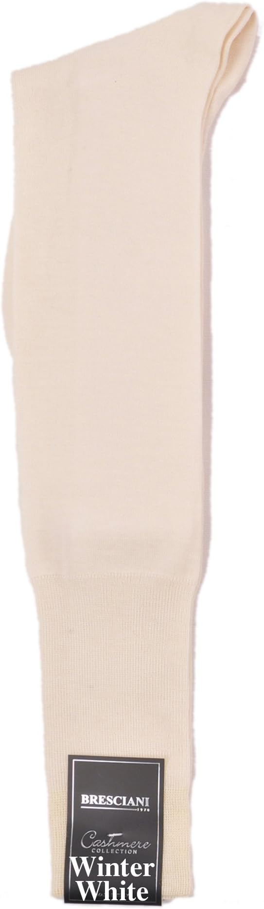 Bresciani Men's 100% Pure Cashmere Over-the-Calf Dress Socks 1 Pair