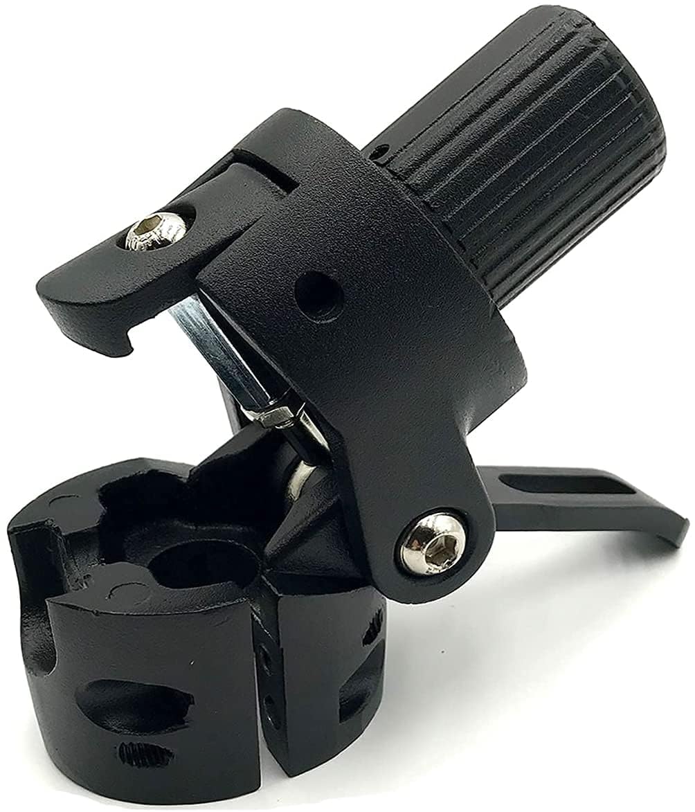 GLDYTIMES Folding Pole Base Compatible for Xiaomi Mi M365 Pro Electric Scooter Lock Screw Hook Metal Connector Replacement Spare Parts (Black)