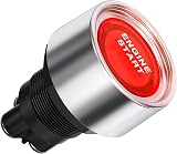 Gebildet Universal SPST 12V-24V 50A Push Start Ignition Button Red view 1