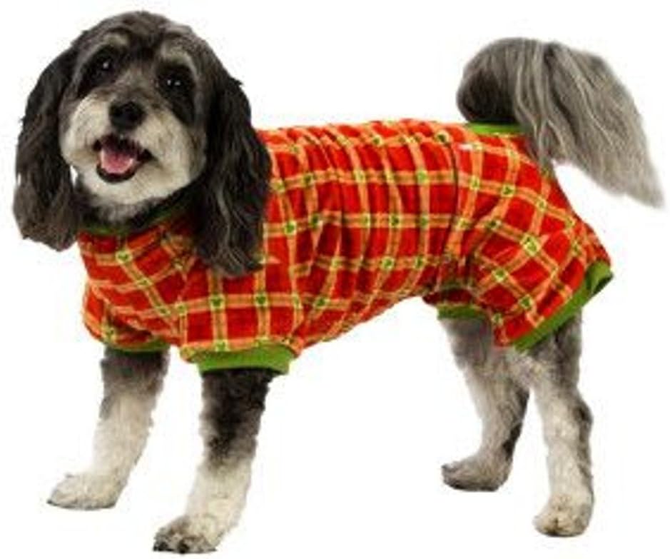 plaid dog pajamas