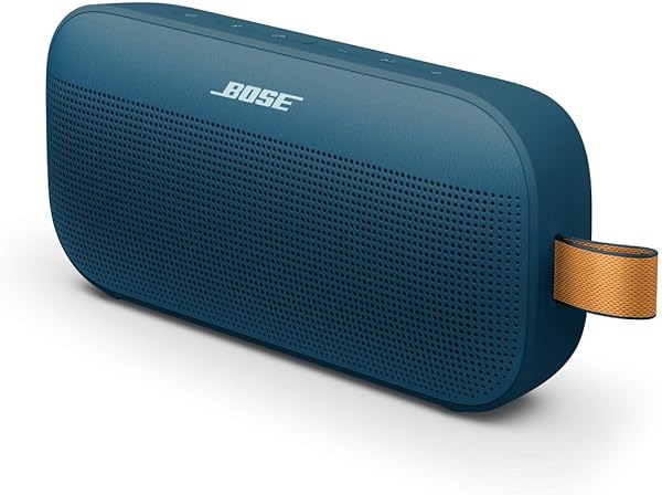 Bose SoundLink Flex Tragbarer Bluetooth-Lautsprecher (2. Gen.), Dämmerungsblau, Tragbarer Außen-Lautsprecher mit Naturgetreuem Klang, bis zu 12 Stunden Akkulaufzeit, Staubdicht und Wasserdicht